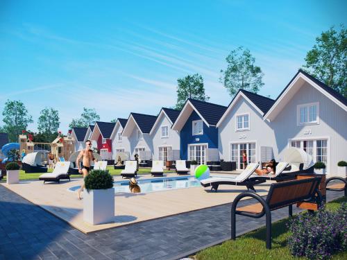 Sunny cottages in Mielno