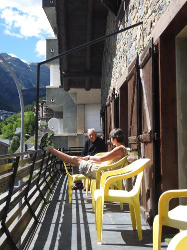 Erkély/terasz, Xalet Riba - hut 8077 in Mas de Ribafeta