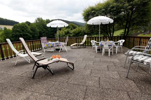 ห้องอาหาร, Pension-Gastehaus Waldhof in ซีดลิงเฮาเซิน