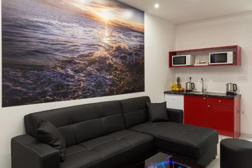 zonă comună salon/TV, Hostel Free Bird in Raguza