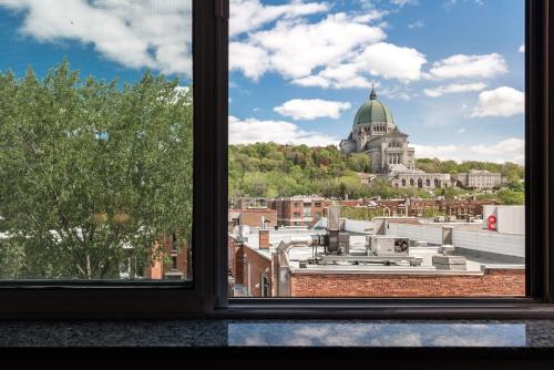 Uitzicht, Terrasse Royale Hotel near Oratoire St-Joseph
