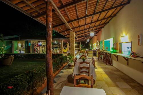 Restorāns, Hotel Pousada Sol & Lua in Parakuru