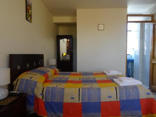 1 double bed