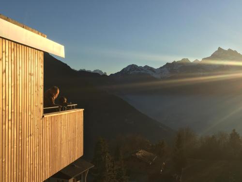 Chalet contemporain, Unterkunft in Gryon
