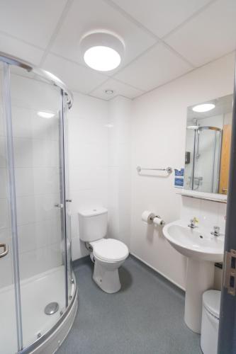Bathroom, National Water Sports Centre in Holme Pierrepont