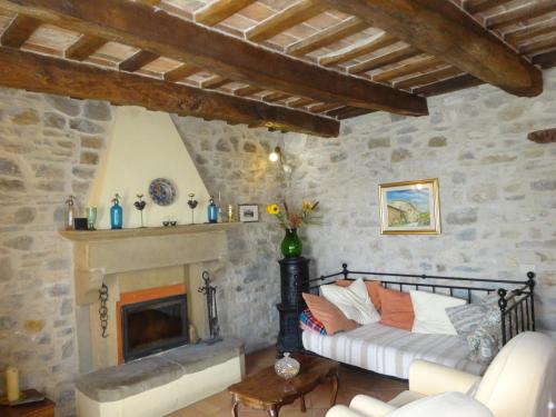 Közös társalgó / TV, B&B Fonte Dei Billi in Pennabilli