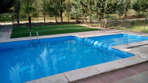 Úszómedence, Casa Rural en Aldea Cueva Ahumada in Salobre