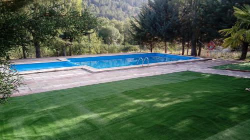 Úszómedence, Casa Rural en Aldea Cueva Ahumada in Salobre