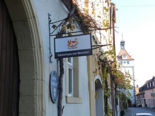 Entrance, Gastehaus am Westtor in Prichsenstadt