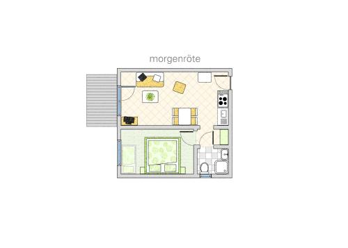 Hotel Waldesblick Room Type - One-Bedroom Apartment