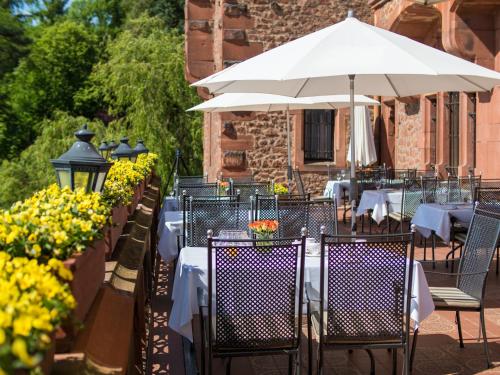 balkon/taras, Gastehaus Schloss Saareck in Mettlach