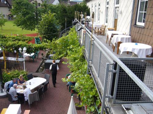 Terraza/balcón, Pension Zur Harburg in Uslar