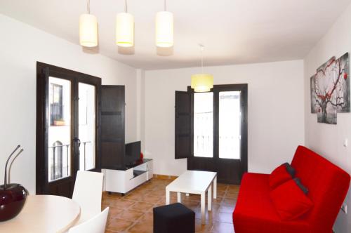 Shared lounge/TV area, CARMIN Alpujarras & Costa Tropical in Velez de Benaudalla