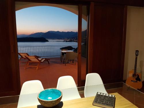 Altan/terrasse, Villa Crawford in San Nicola Arcella