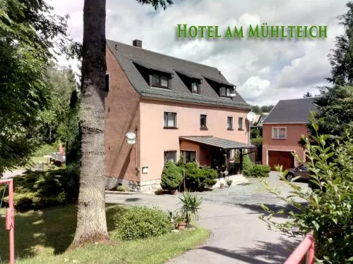 Am Mühlteich in Taltitz, Deutschland
