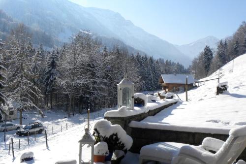 陽台/露台, Spacious Swiss Alpine Chalet for Nature Lovers in 瓦勒迪利耶