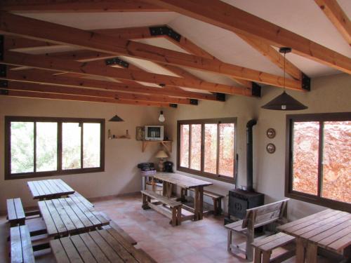 共用Lounge/電視區, Casa Rural La Canal De Salem in 薩萊姆