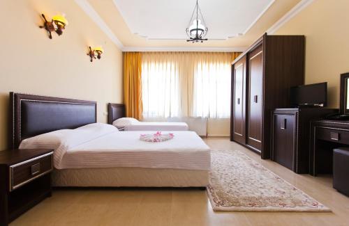 1 double bed
