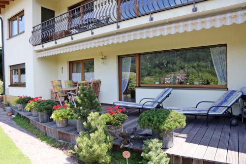 Balcony/terrace, Panoramablick in Wald-Michelbach