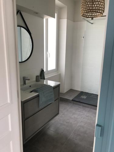 Badkamer, Le Loft du Cargo in Locmiquélic