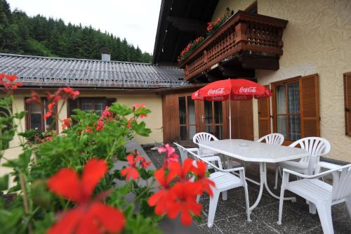 陽台/露台, 吉瑞徹維特酒店 (Gasthof Kirchenwirt) in 拉肯賀夫岩奧特舒耶