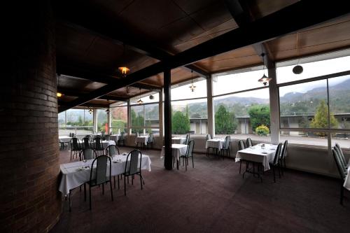 Étterem, Silver Hills Motel in Queenstown