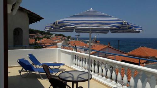 Erkély/terasz, Apartments Zafiria in Valeontades