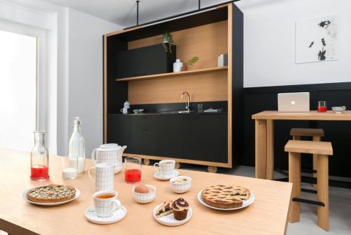 廚房, BnBiz - Coworking Hotel in 菲奧倫佐拉達爾達