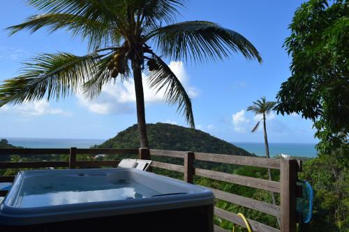 Hot tub, Habitation Pineau in Bas Vent