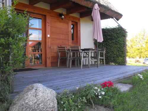 Balkons/terase, Domki przy lesie in Werblinia