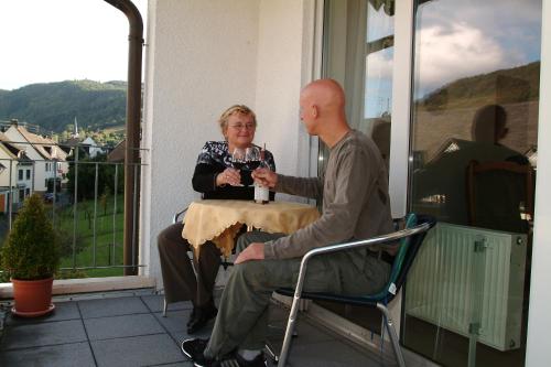 Balkons/terase, Ferienweingut Hensler in Briedel