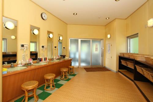 Hot spring bath, Hotel Kagetsuen in Hakone