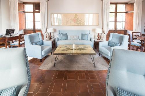 gedeelde lounge/tv-ruimte, Hostal Sa Baronia in Banyalbufar
