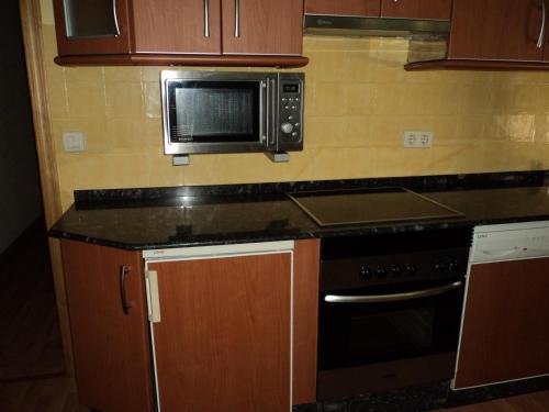 ห้องครัว, Apartamentos Casa Rosendo in กังกาส เดล นาร์เซอา