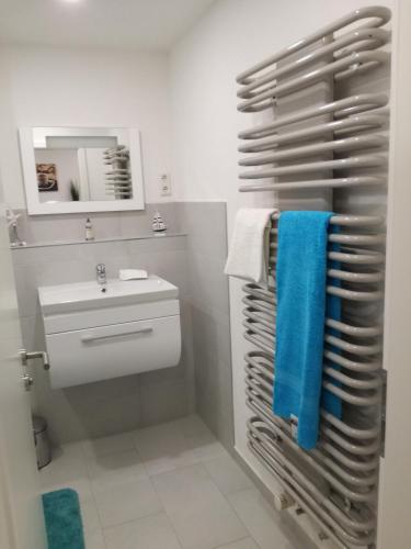 ห้องน้ำ, Ferienwohnung Epple in บาด อัวราค