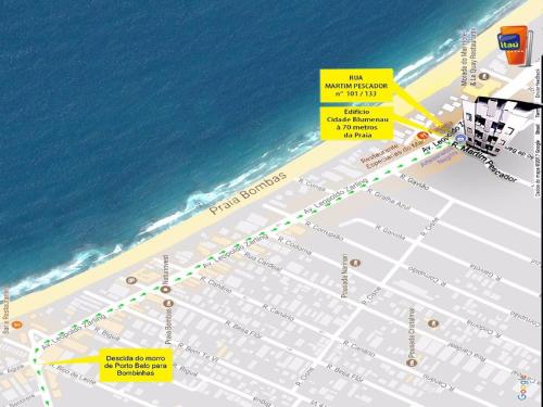 Apto. 2 quartos em Bombinhas (60 m da praia)