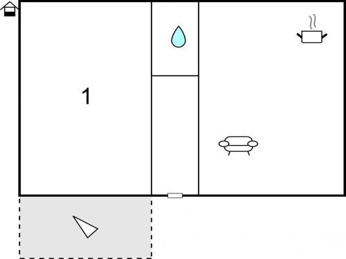  One-Bedroom Apartment in Vlasici in Vlašići