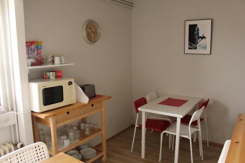 Közös társalgó / TV, Sunnuberg Guesthouse in Hofsos Skagafjordur