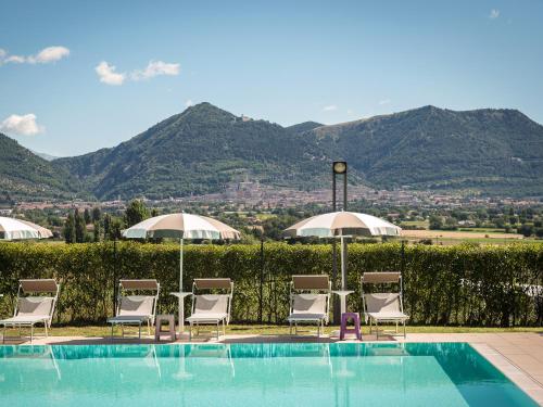 Zwembad, Hotel Villa Montegranelli in Gubbio
