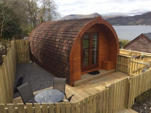 Seaview Pod and hot tub gîte à louer Beinn a’ Bheithir