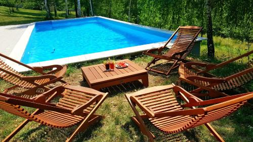 Peldbaseins, Ecotourism Mreznica in Josipdol