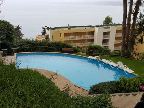 Úszómedence, Condominio Bahia Pelicanos - Horcon in Puchuncavi