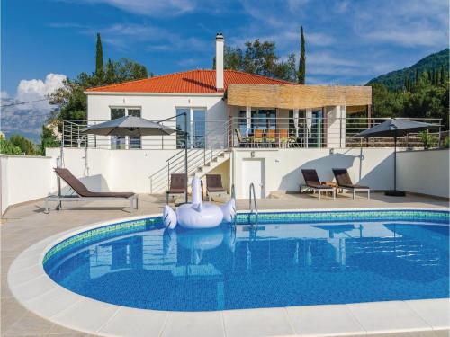  Holiday Home Gruda with Fireplace 09 in Gruda