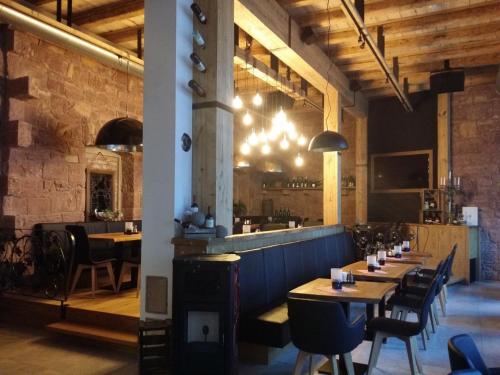 餐廳, Villa Thea Hotel am Rosengarten in 巴特基辛根