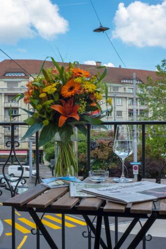 Balcony/terrace, Hotel Neufeld in 2. Wollishofen-Leimbach-Enge