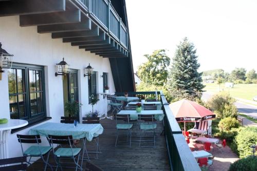 Balkons/terase, Hotel Leuchtfeuer in Kroslin