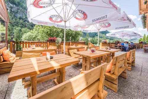 Restaurant, Hotel Kunstleralm in Kaprun