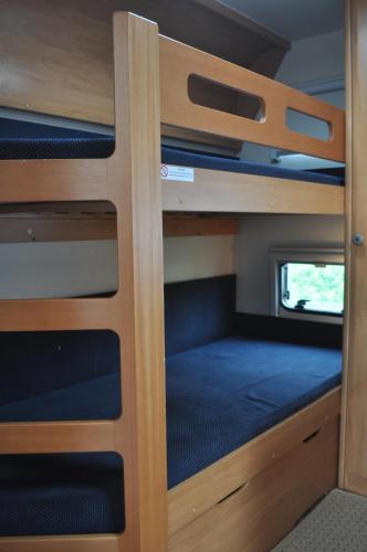 2 double beds, 1 bunk bed