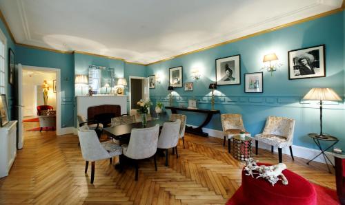 ห้องส่วนกลางสำหรับนั่งเล่น/ดูทีวี, Demeure d'Hotes Haec Otia in เลอ ทูเคท