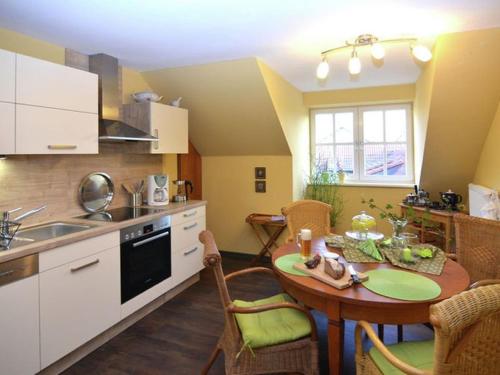 virtuve, Ferienwohnung am Wanderweg in Aidhausen